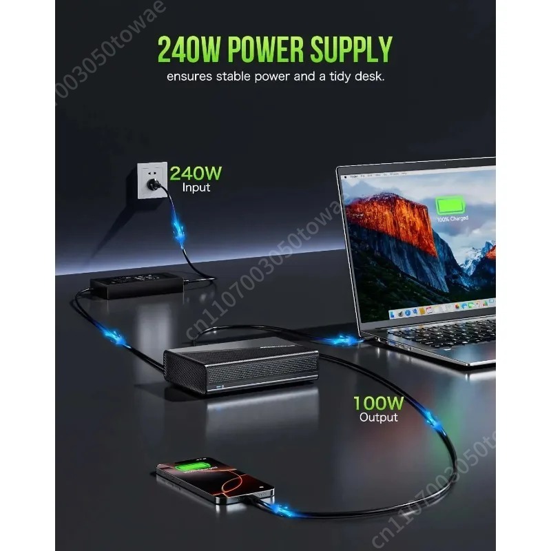Oculink Gpu Dock Station - Station d'accueil pour carte graphique externe