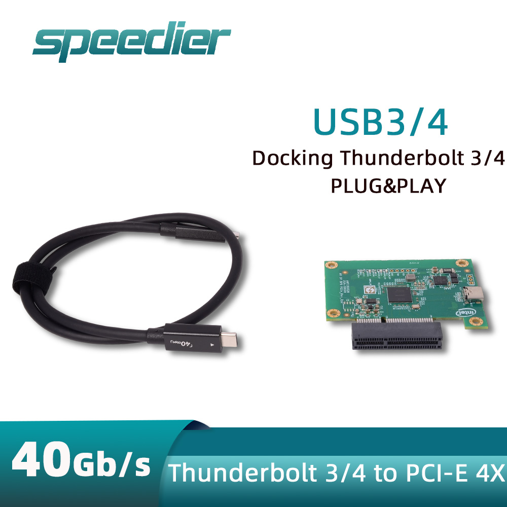 Gpu External Dock Egpu Thunderbolt 4 - Station d'accueil pour carte graphique externe