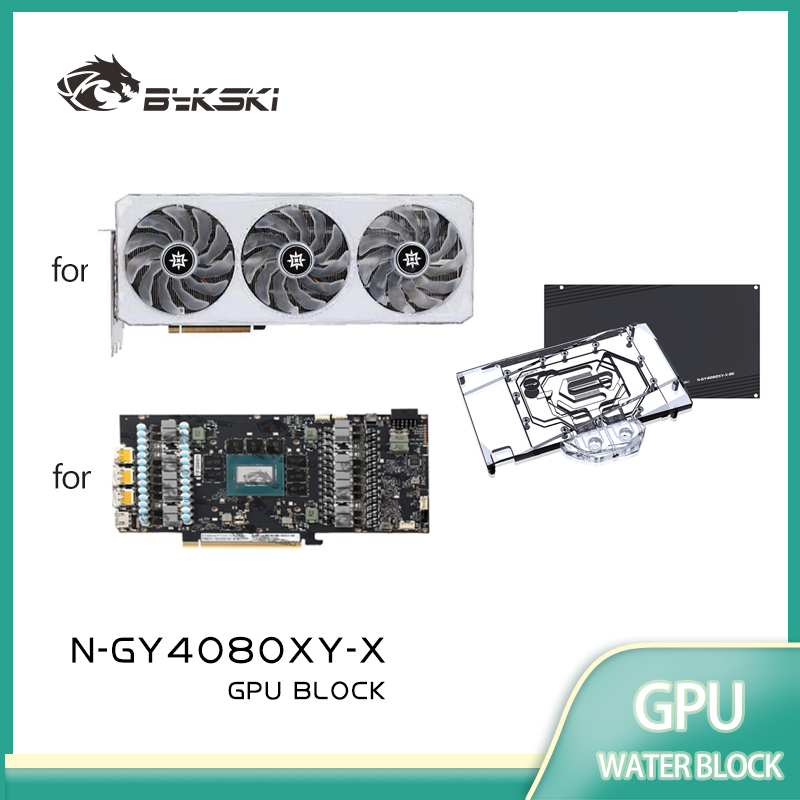 Rtx 4080 Water Cooling Block - Bloc GPU Bykski N-GY4080XY-X pour carte