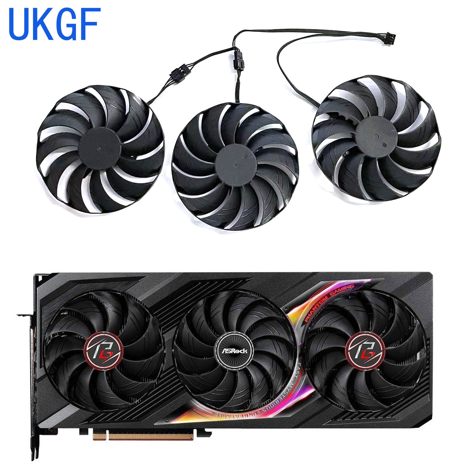 Rx 7900 Xtx 24Gb - Ventilateur de carte graphique pour ASRock