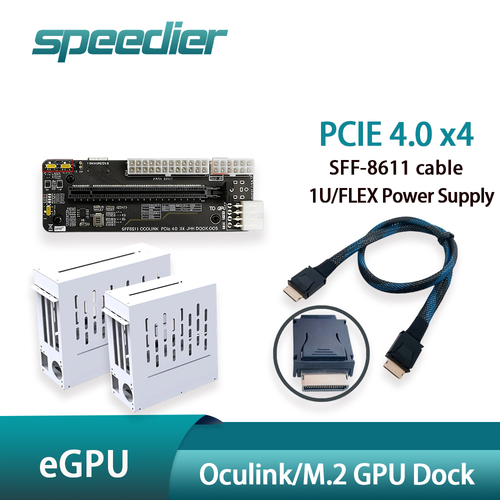 Oculink Gpu Dock Station - Station d'accueil eGPU PCIe 4.0 x4