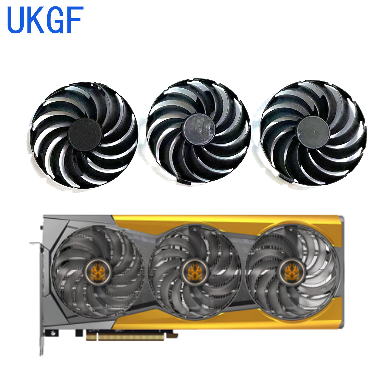 Rx 6900 Xt 16Gb - Ventilateur de remplacement pour carte graphique