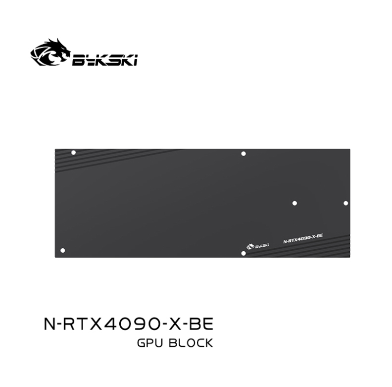 Rtx 4090 Water Block Full Cover - Bykski GPU bloc d'eau utilisation pour
