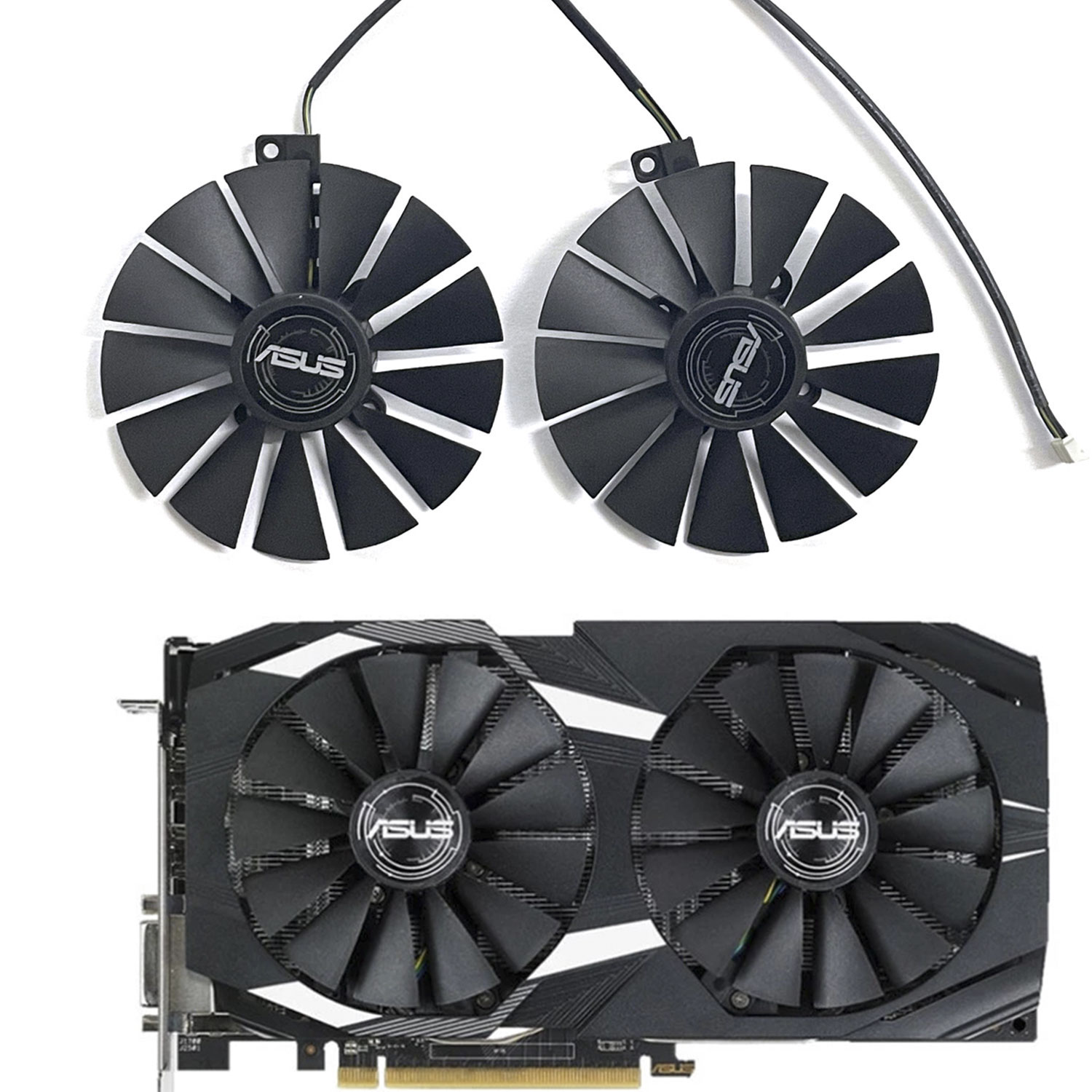 Rtx 3090 24Gb Gddr6X - Ventilateur de refroidissement T129215SM 95mm pour