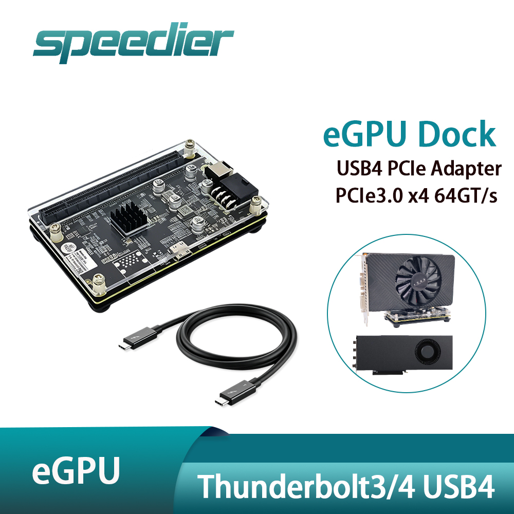Gpu External Dock Egpu Thunderbolt 4 - Station d'accueil EGPU USB4 Thunderbolt 3