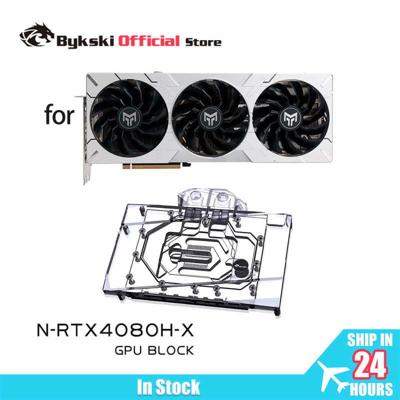 Rtx 4080 Water Cooling Block - Bykski GPU bloc utilisation pour NVIDIA