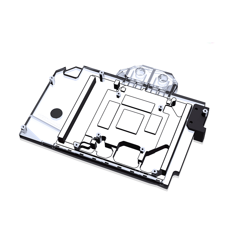 Rtx 4080 Water Cooling Block - Bykski GPU refroidisseur d'eau utilisation pour