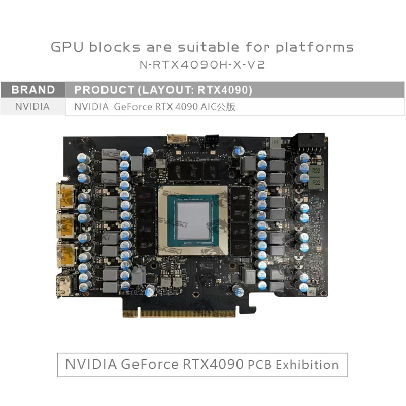 Bloc GPU Bykski pour carte gra - Rtx 4090 Water Block Full Cover avis et prix