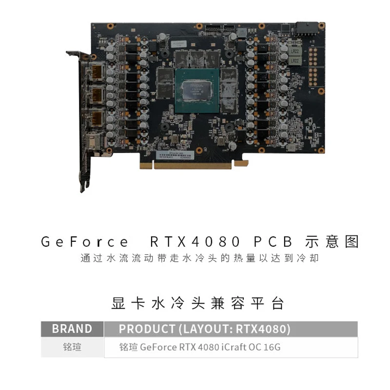 Bykski N-MX4080IC-X bloc GPU p - Rtx 4080 Water Cooling Block avis et prix