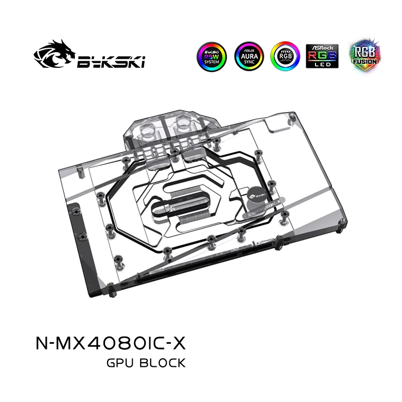 Bykski N-MX4080IC-X bloc GPU p - Rtx 4080 Water Cooling Block avis et prix