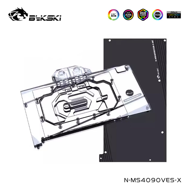 Bykski – bloc d'eau à couvertu - Rtx 4090 Water Block Full Cover avis et prix