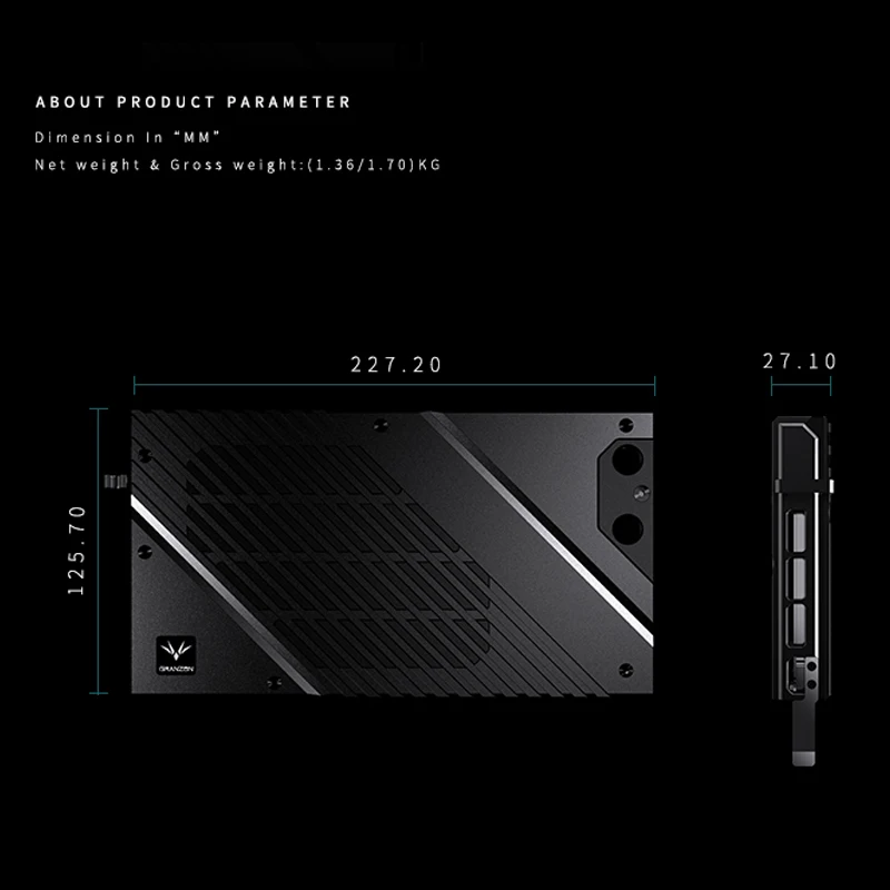 Bloc GPU Granzon pour carte gr - Rtx 4080 Water Cooling Block avis et prix