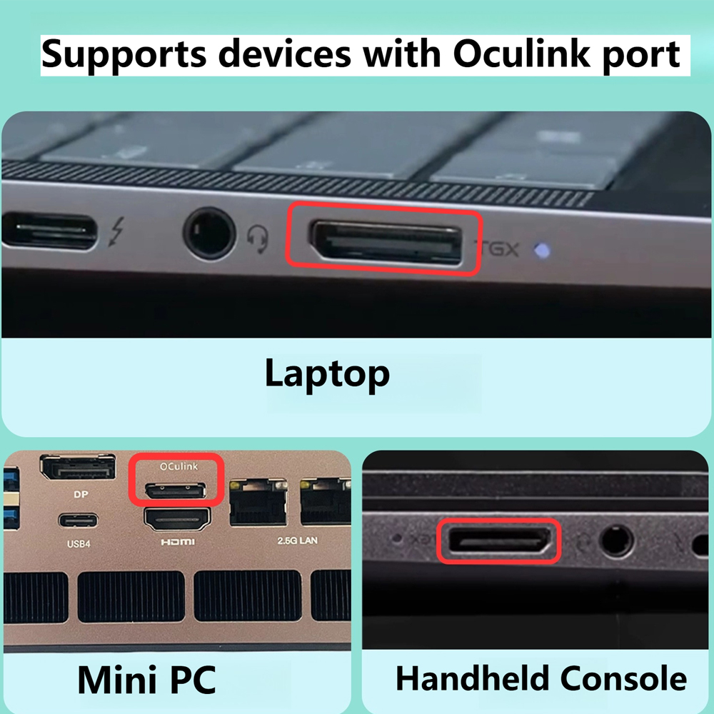 Station d'accueil eGPU PCIe 4. - Oculink Gpu Dock Station avis et prix